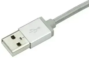 USB 2.0 Multi-Charger Lightning/USB-C/Micro USB Lead, 1m Silver Braided -  LTCUB1MGR