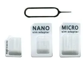 Mobile Phone Micro and Nano SIM Card Adaptors -  PH-SIMADT