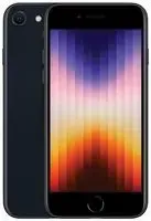 iPhone SE (2022), 256GB, Midnight, SIM-Free, IP67 -  MMXM3B/A