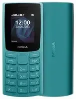 Nokia 105 (2023) Single SIM SIM Free Mobile Phone, Cyan -  1GF019CPG6L05